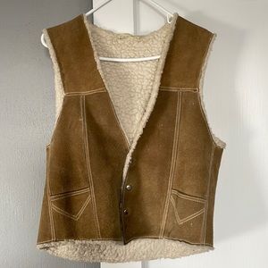 Vintage leather vest